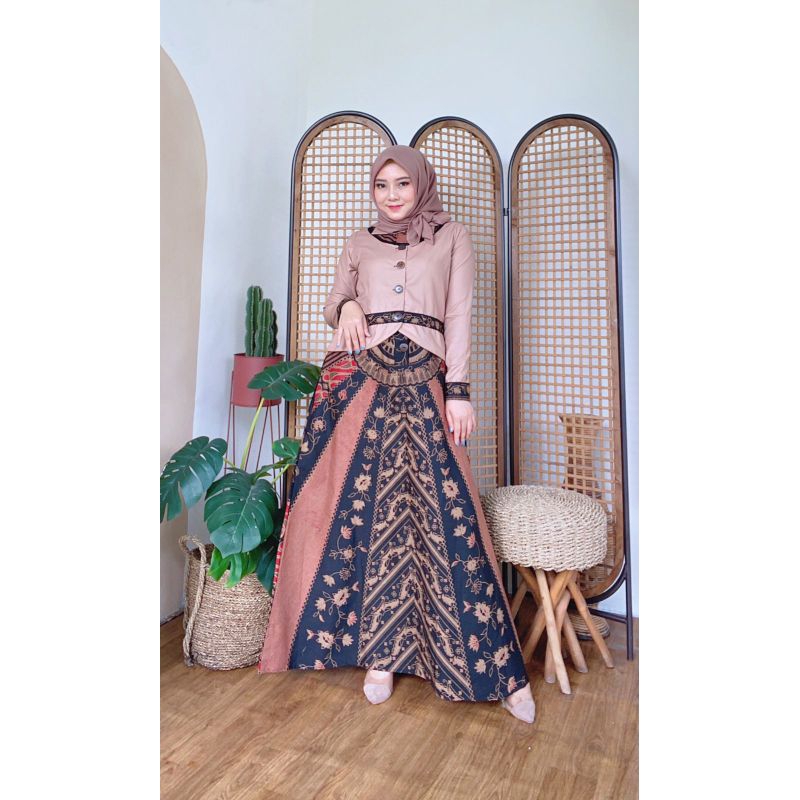 Kencana Dress By Batik Rofa / Batik Rofa / Gamis Batik / Batik Couple / Batik modern / Batik kekinia