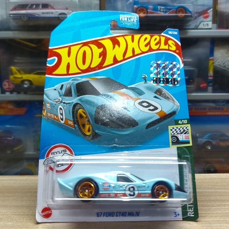 HOT WHEELS 67 FORD GT40 MK.IV - GULF - FS 2022