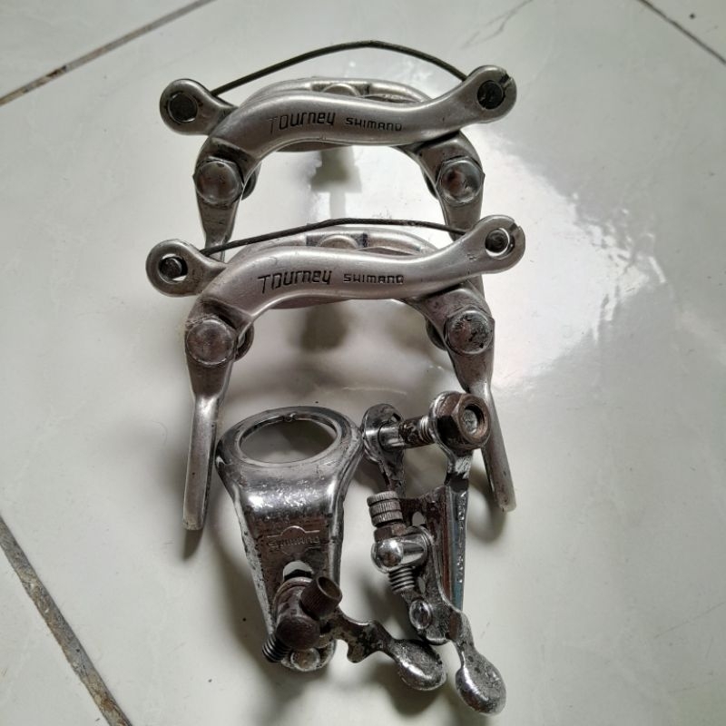 rem sepeda balap vintage ubrake shimano tourney centerpull