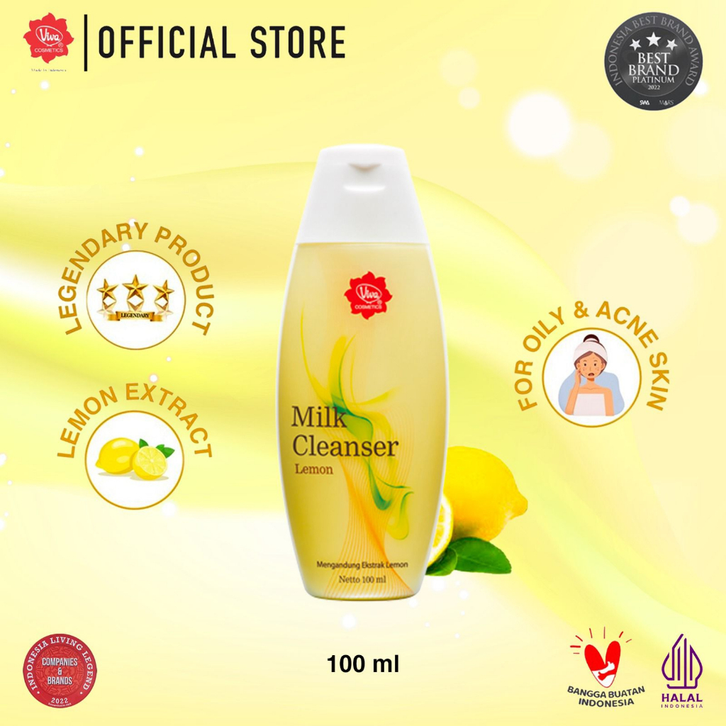 Viva Milk Cleanser Pembersih Extract Susu Untuk Wajah