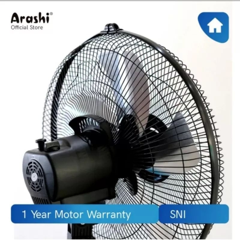 Kipas Anhin Berdiri Arashi Tornado 16 inch / Stand Fan Arashi 16 inch Baling Besi Tornado