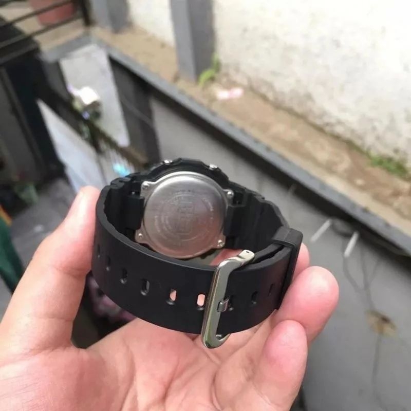 JAM TANGAN PRIA WANITA DIGITAL GLS GSHOCK KOTAK TALI RUBBER FREE GELANG