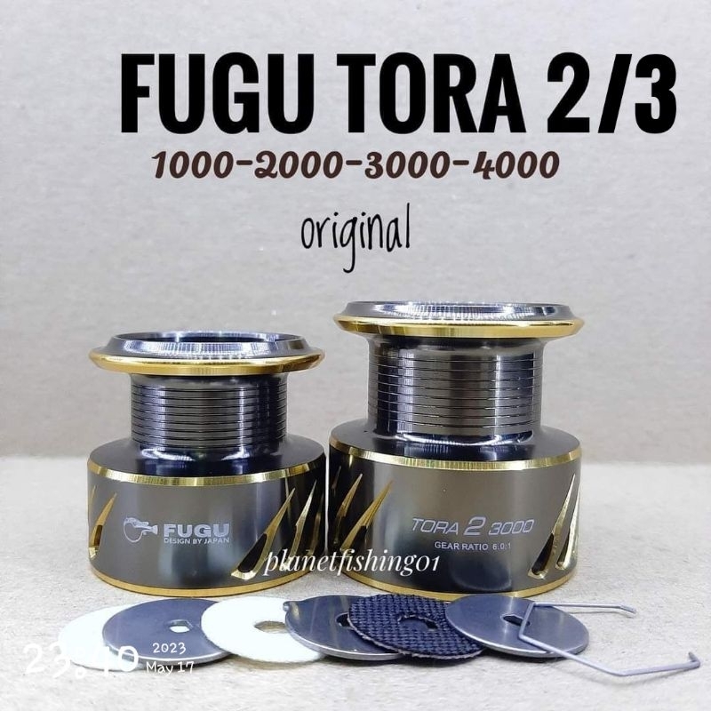 spool fugu tora 2 1000 2000 3000 4000 6000 / sparepart fugu tora 2 / part fugu / sparepart reel fugu