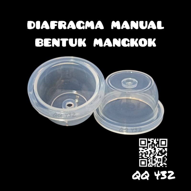 [New Item] Membran diafragma MANUAL tipe MANGKOK Suku cadang pompa asi manual Sparepart breastpump manual air cylinder membrane diaphragm backflow protector universal