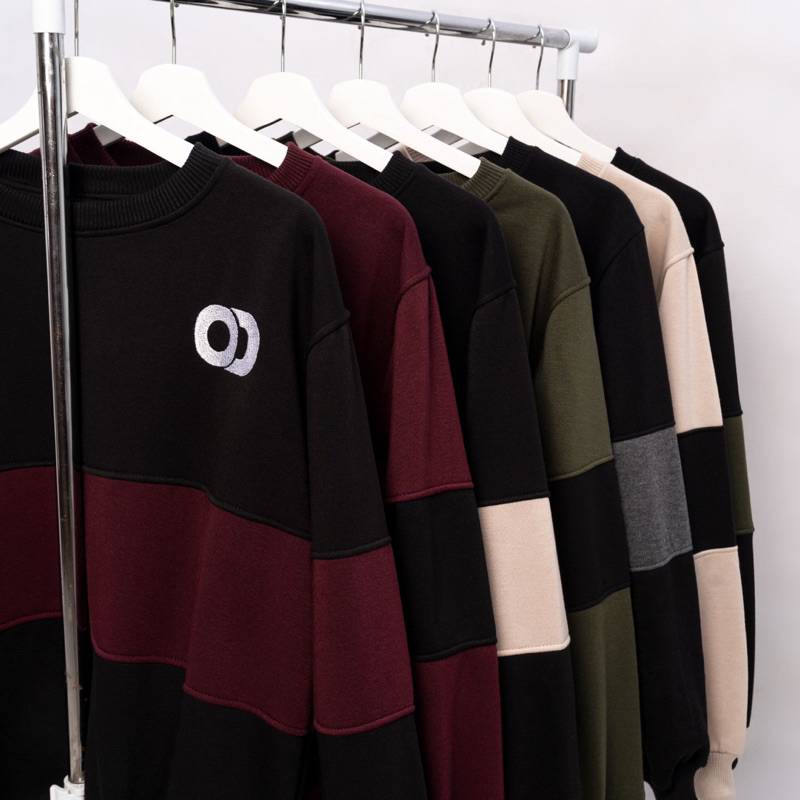 Overdoze Sweater Crewneck Rugby Sweatshirt Bordir Pria Wanita Switer Cowok Switer Wanita Termurah (BAHAN TEBAL)