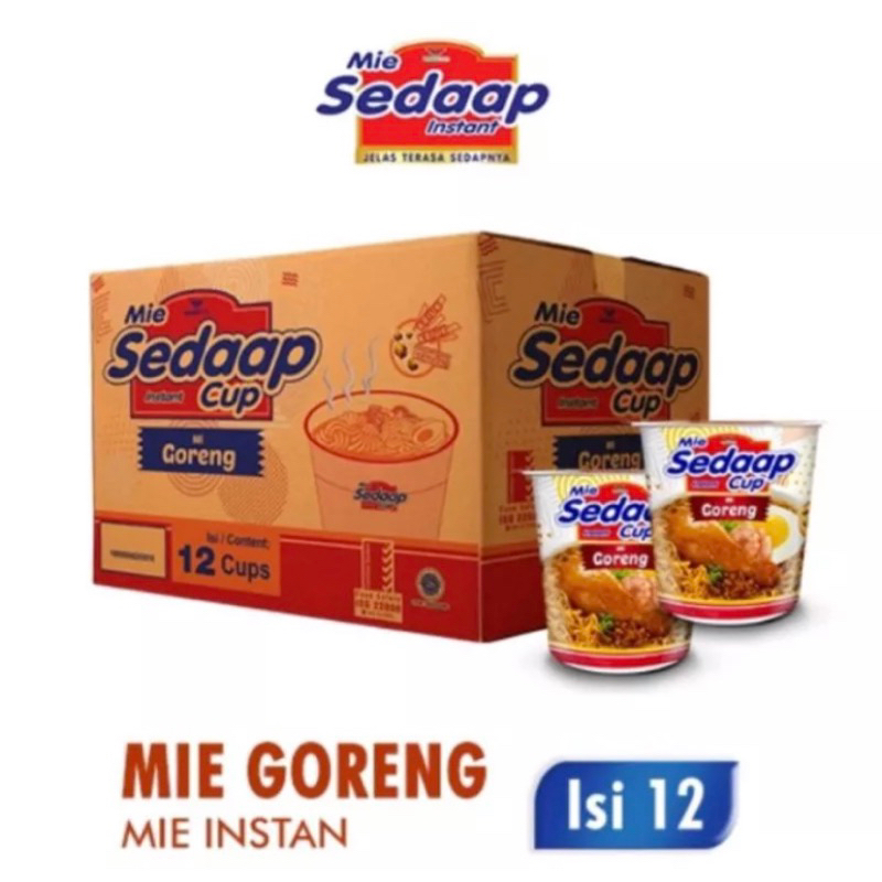 

[ 1 dus ] mie sedaap cup goreng [ 85g x 12 cup ]
