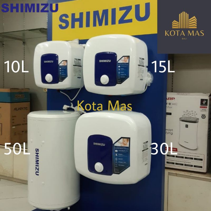 Electric Water Heater Listrik 10 / 15 / 30 / 50 Liter Shimizu Pemanas Air Kamar Mandi Elektrik 10L 1