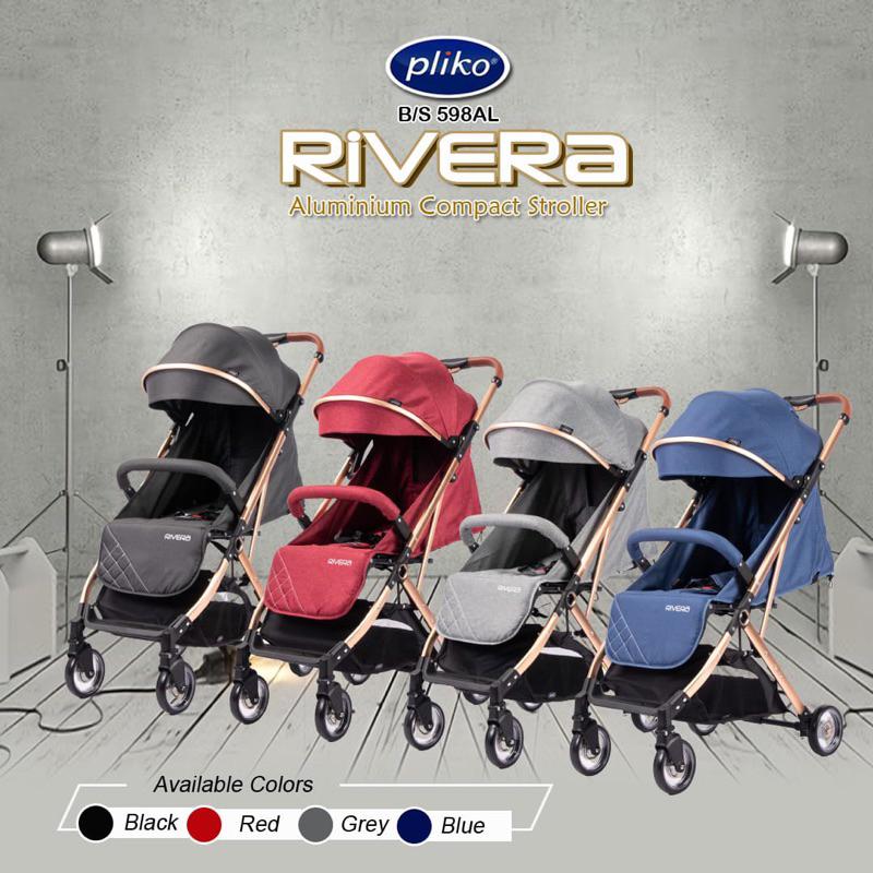 Stroller Cabin Size Bisa Ditarik Seperti Koper Pliko Rivera 598 Kereta Dorong / Dorongan Bayi