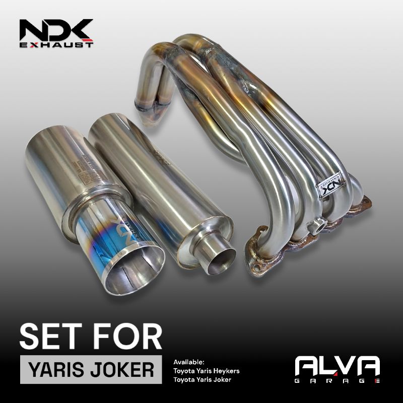 Knalpot Racing Mobil Yaris Joker 2NR Tipe Bass Gahar NDK EXHAUST | Knalpot Mobil Yaris