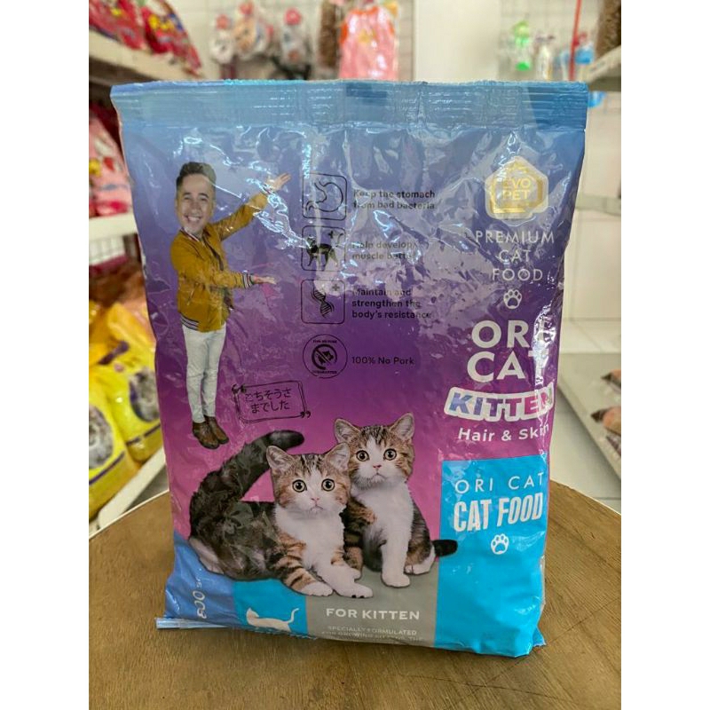 ORI CAT KITTEN 800GR . Makanan Kucing kecil umur 2-12 bulan