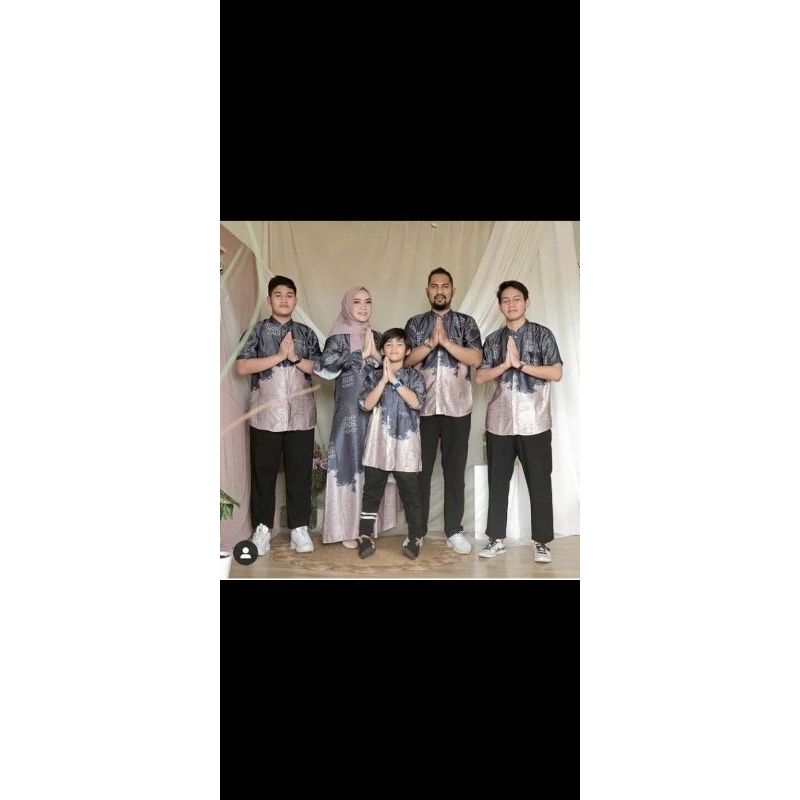 baju muslim couple keluarga,bisa pilih motif