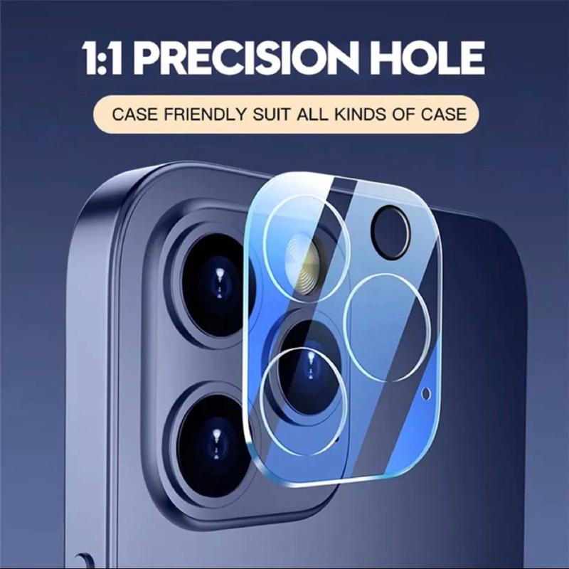 [GARANSI 100%] NEW! Pelindung Kamera Tempered Glass Camera Ultrathin For iPhone 11 12 13 14 Pro Max Plus