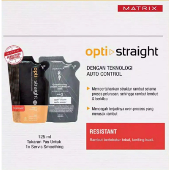 Matrix Mini Optistraight 125ml x 2step Obat Pelurus Rambut Smoothing