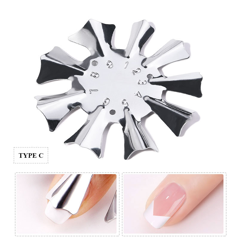 [ COD ] ALAT NAIL ART EASY FRENCH POLY TIPS/CETAKAN KUTEK UNTUK KUKU MANICURE PEDICURE/NAIL TIP