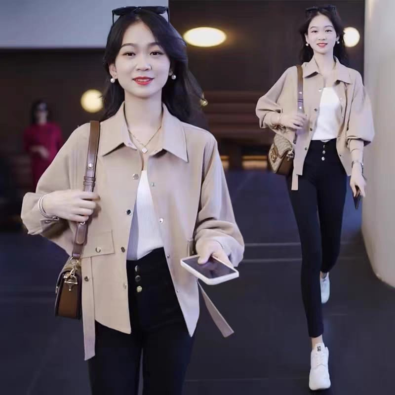 outer/ KEMEJA KOTAK IKAT / KEMEJA CROP / KEMEJA KOTAK WANITA / KEMEJA FLANEL