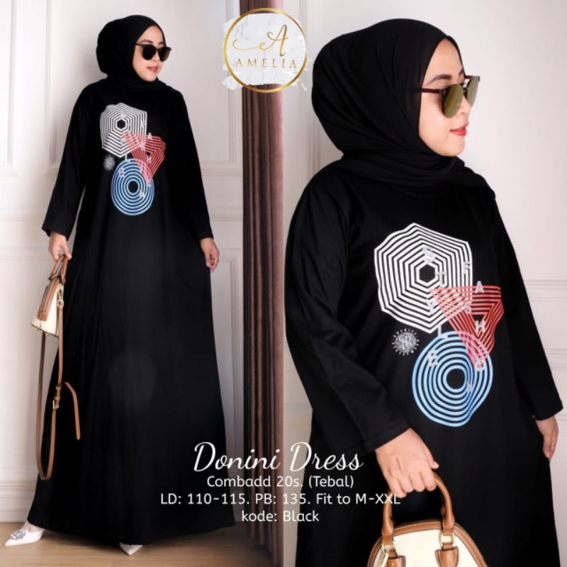 Jumbo Dress kaos muslim Wanita Terbaru Kekinian 2023. Kaos Gamis Bahan Katun Kombed Halus Adem Tebal