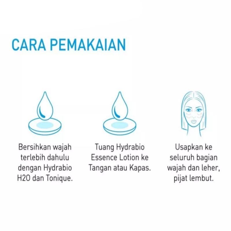 BIODERMA HYDRABIO ESSENCE LOTION 50 ML TONER ESSENCE UNTUK KULIT DEHIDRASI KERING DAN SENSITIF