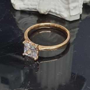 Cincin Wanita Motif mata satu kotak capit empat C0966 CCG