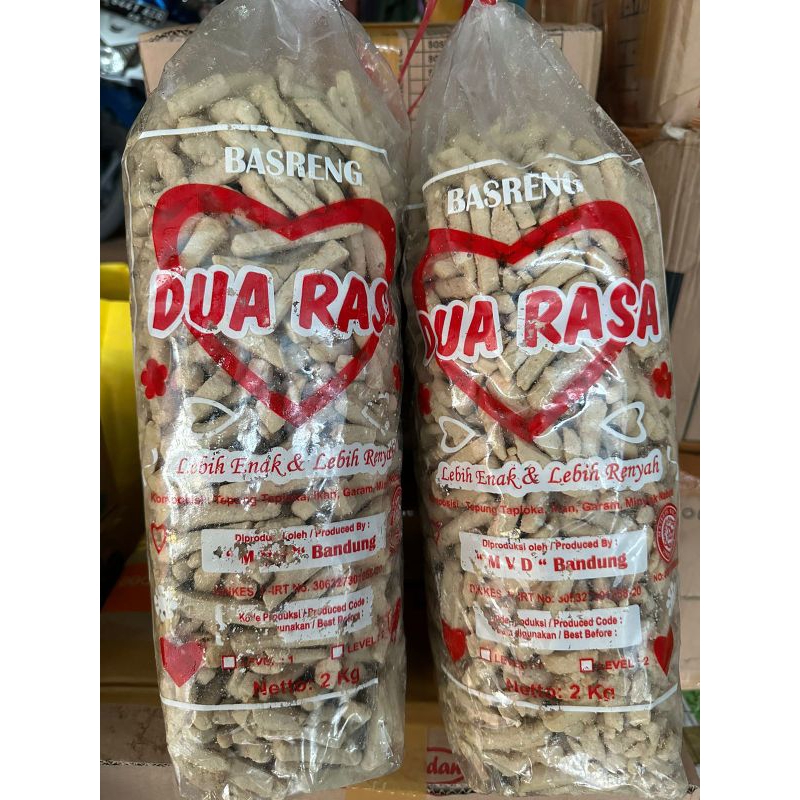 Basreng Stik Original Merek 2 Rasa Bandung