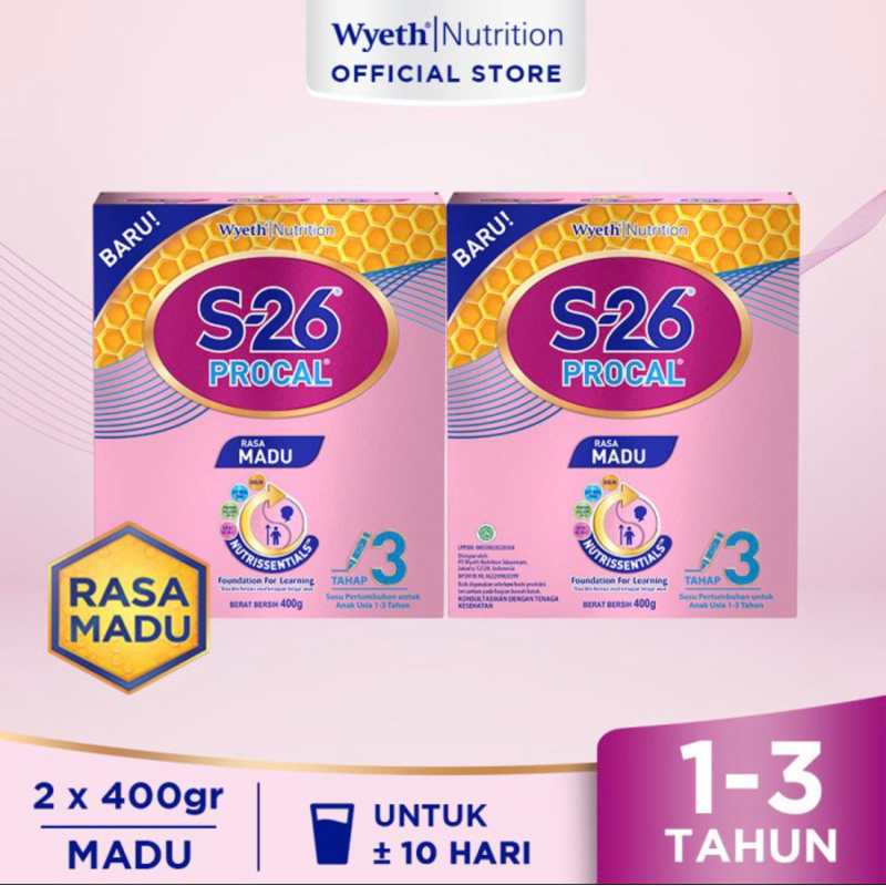 Buy 2 S-26 Procal HONEY Pouch 400g