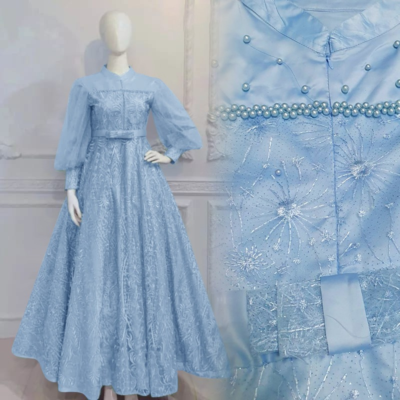 O2 Fashion / Diana dress / dress muslim mutiara model terbaru pakaian muslim terbaru