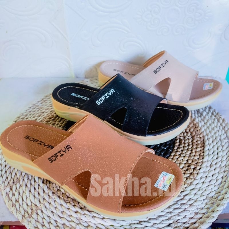 DISKON SANDAL WEDGES WANITA SENDAL SOFIYA