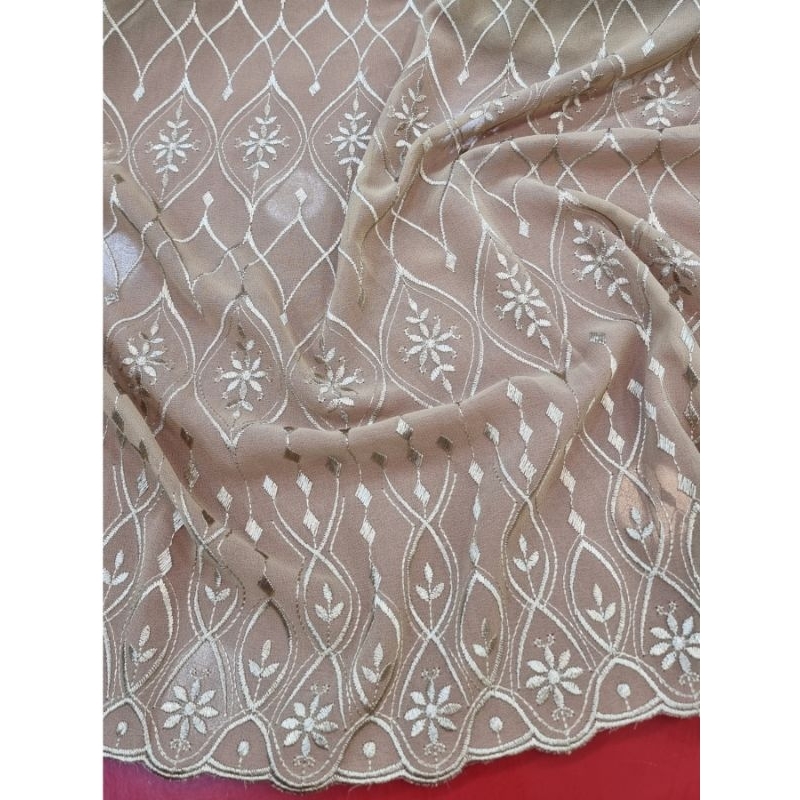 Sifon Ceruty Bordir Chiffon Ceruti Embroidery