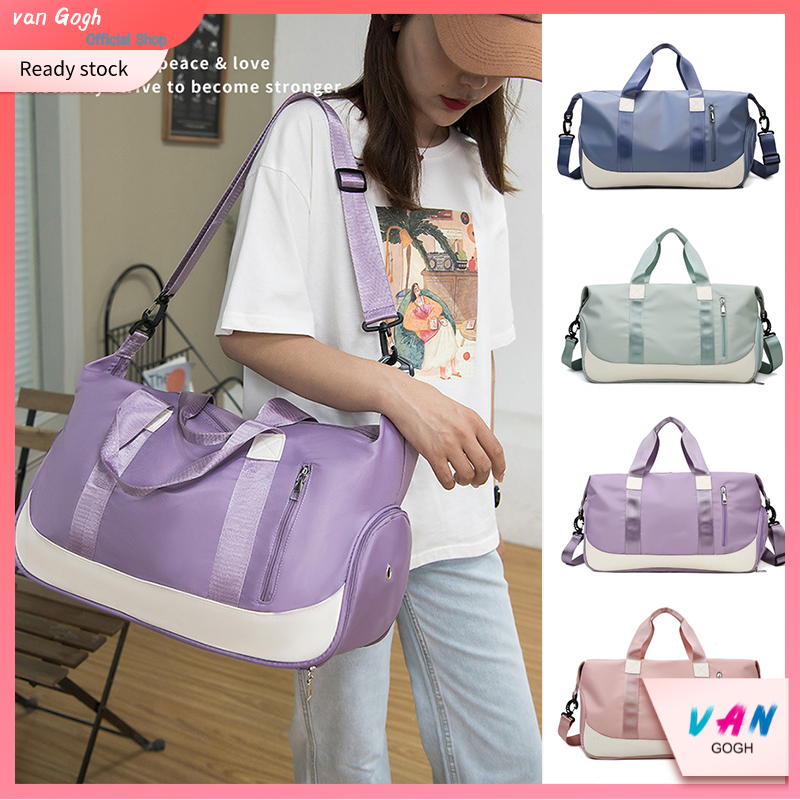 Van Gogh TRAVEL BAGS TRAVELING OLAHRAGA GYM DUFFEL WANITA PEREMPUAN WATERPROOF