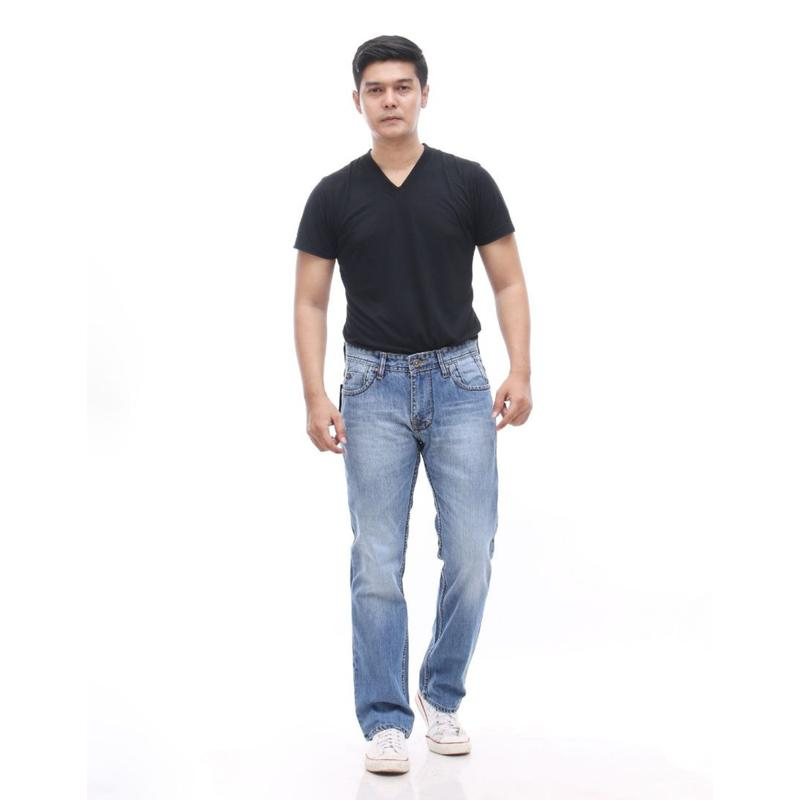 Celana Jeans Pria Standar Reguller 100% Original Louis Martine