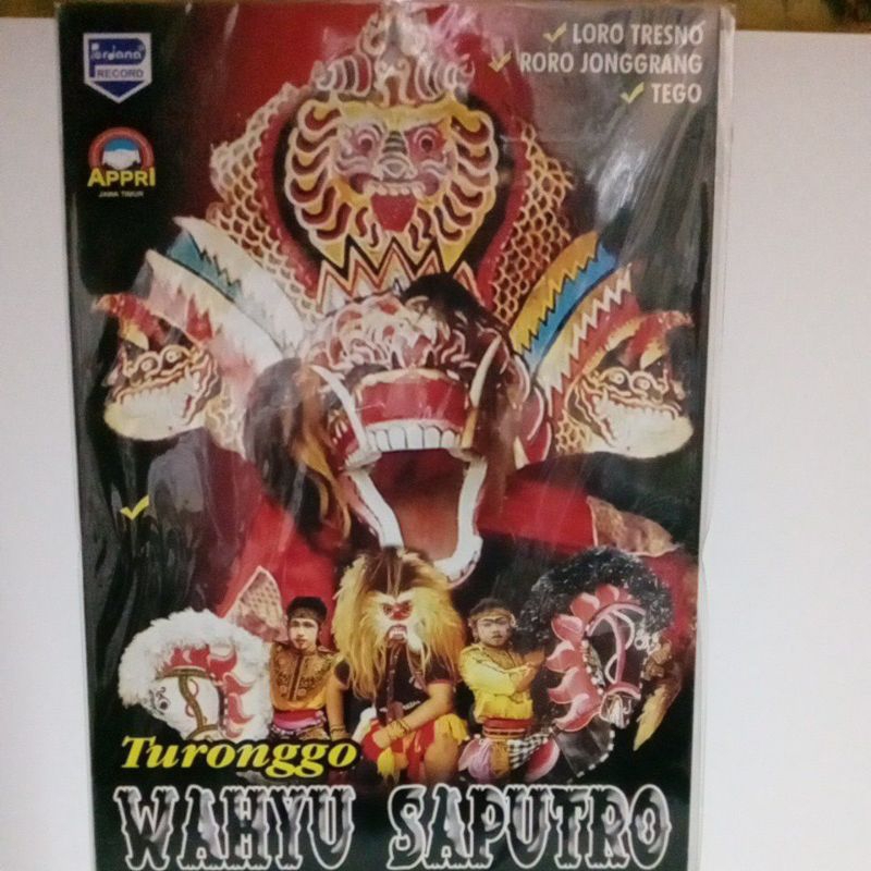 VCD Original kesenian jaranan Turonggo Wahyu Saputro.