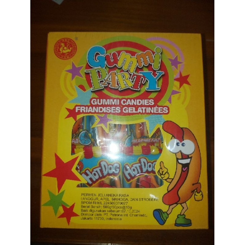 

Gummi Party Hot Dog Box