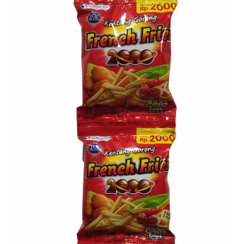 SNACK KENTANG GORENG FRENCH FRIES 2000 / 1 RENCENG ISI 10 PCS