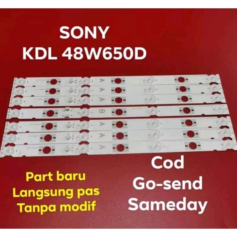 LAMPU LED BACKLIGHT SONY KDL48W650 KDL-48W650D 48W650