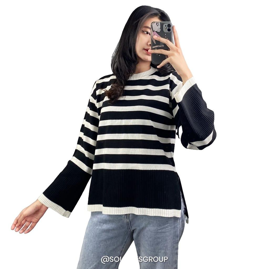 Atasan wanita sweater rajut HARU Knite Oversize