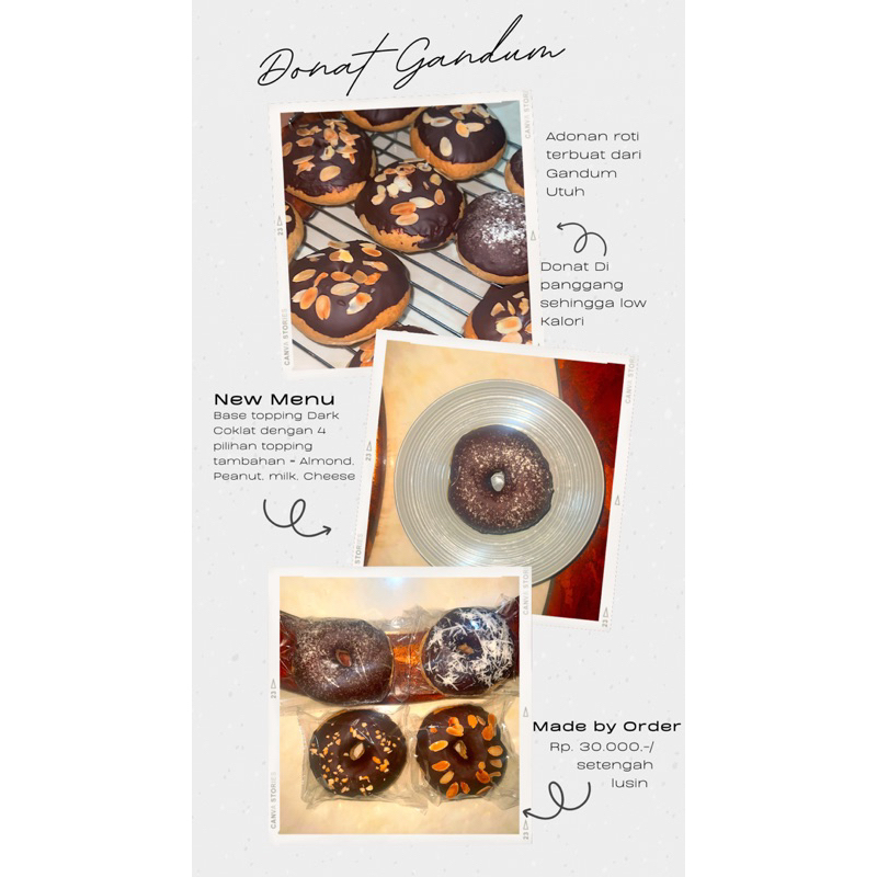 

Donat Gandum Panggang | Donat Diet | Donat Low Kalori