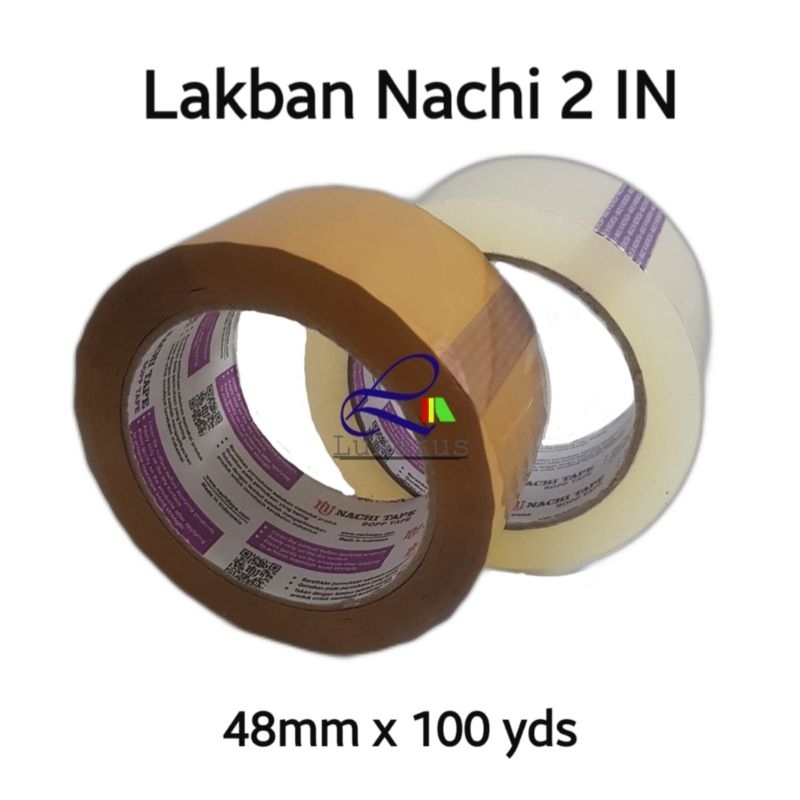 

Lakban Nachi 2 IN (48mm) / Isolasi Packing Dus