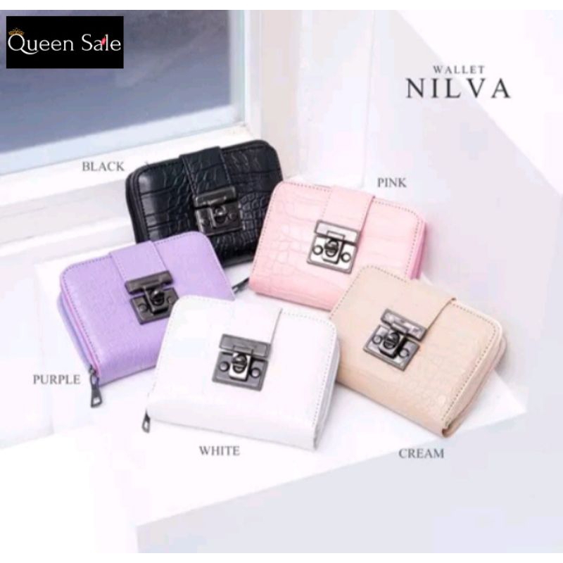 [QUEEN SALE] WALLET NILVA - Dompet Wanita Kekinian - Dompet Cewek Lucu - Dompet Koin/Dompet Kartu - 