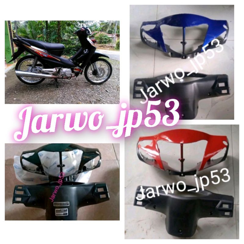 Batok Kepala Depan Belakang Honda Supra Fit New Fit X Fit S Hitam / Batok Set Depan Belakang Honda S