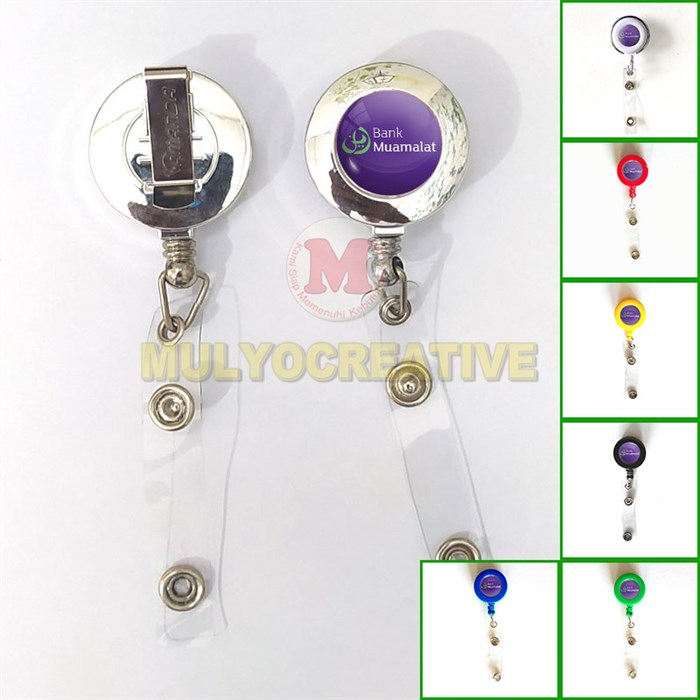 

ID Card Yoyo Bank Muamalat Gantungan ID Card Holder Logo Bank Muamalat
