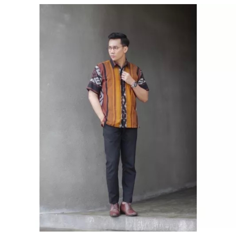 Kemeja Tenun Toraja kemeja Pria