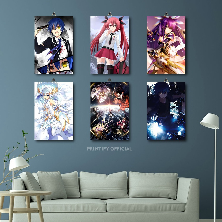 DEKORASI KAMAR WAIFU CANTIK TOHKA YATOGAMI 20X30 | PAJANGAN DINDING ANIME GAMBAR WAIFU KAWAII KOTORI