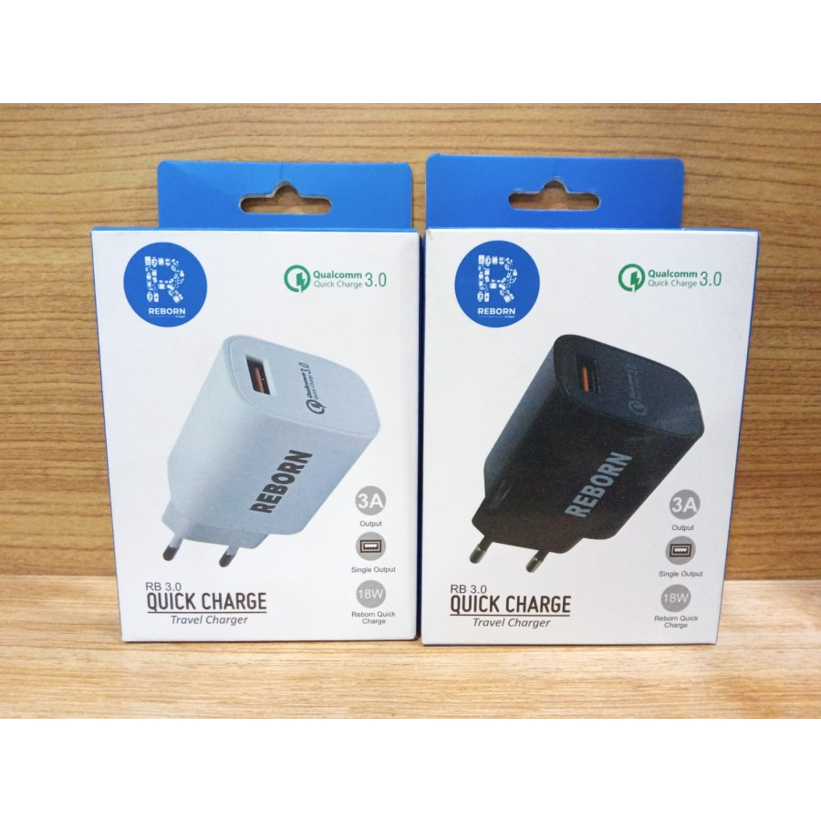 Charger Type C Reborn RB 3.0 Charger Set Type C Fast Charge 3A 18W