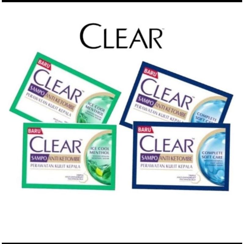1 rcg shampoo clear - Sunsilk - kondisioner isi 12 sachet