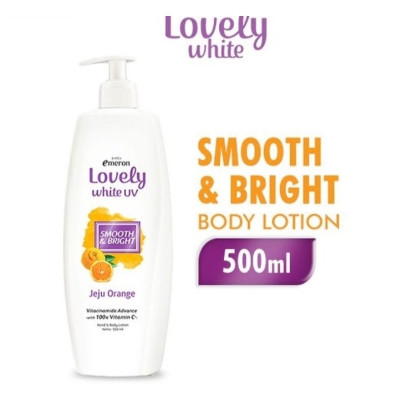 Emeron Hand &amp; Body Lotion Lovely Jeju Orange 500ml