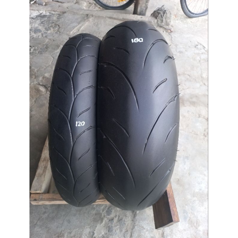 ban motor moge import dunlop qualifier 120 & 180 55-17