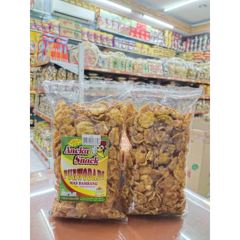 

Emping melinjo pedas manis