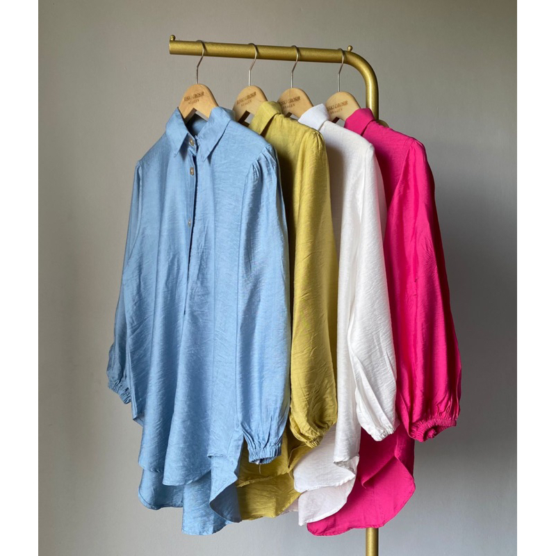 LAURA Blouse Pollo Linen Premium