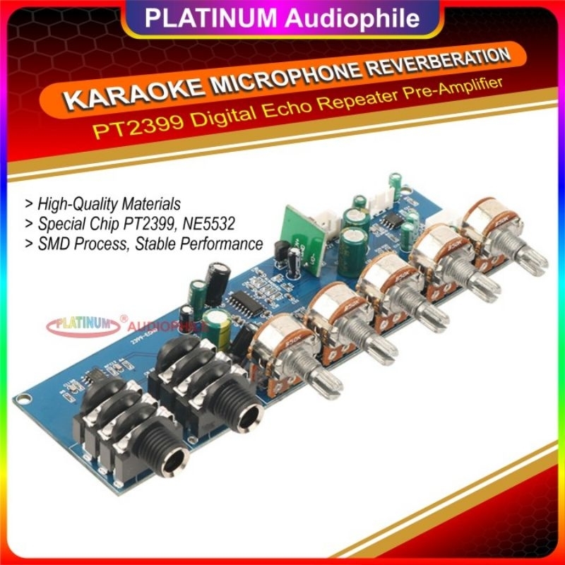 PT2399 Karaoke MIC Microphone Reverberation Modul Digital Echo Delay PT2399-05