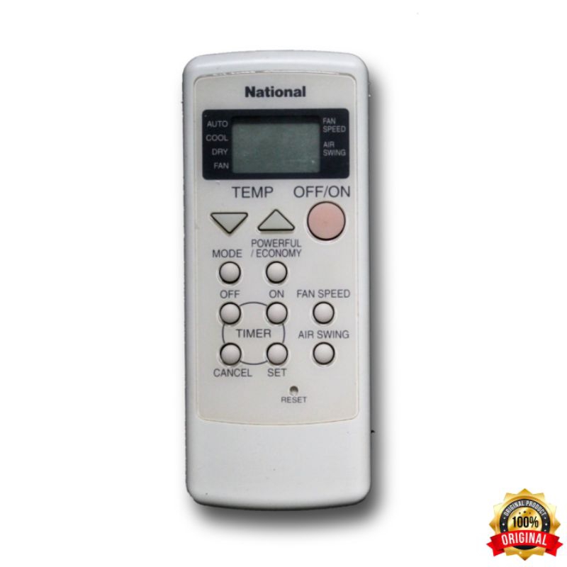 REMOT AC NATIONAL TYPE A75C2347 4342 ASLI ORIGINAL