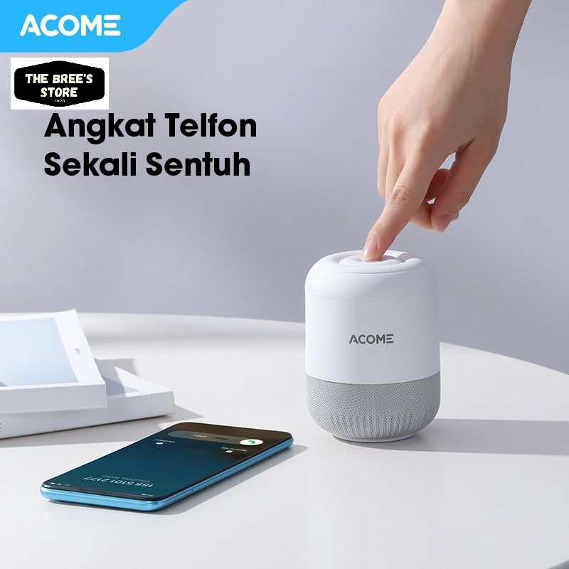 ACOME Speaker Stereo Bluetooth 5.0 TWS 5W Portable Ultra Bass Garansi Resmi 1 thn A11